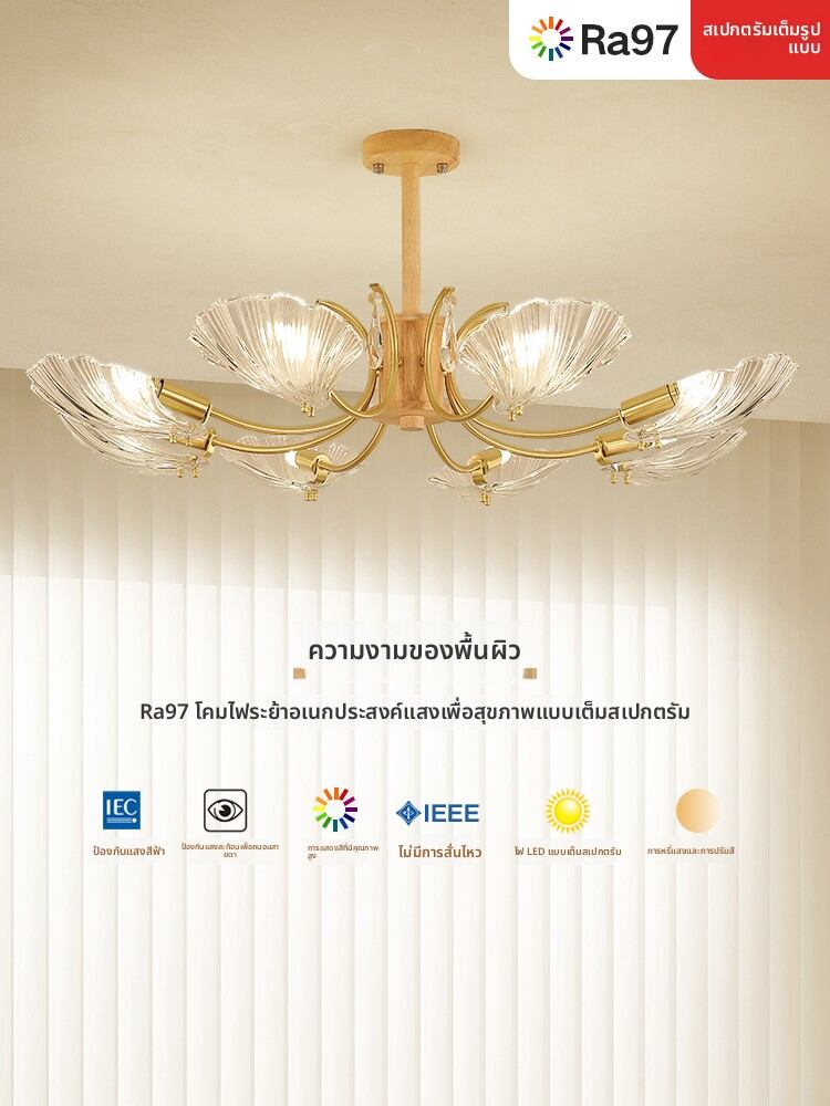 [SUOYAN | Elegant Nordic Style Wooden Pendant Light for Living Room, Bedroom, and Dining Room,SUOYAN | Elegant Nordic Style Wooden Pendant Light for Living Room, Bedroom, and Dining Room,] ราคา 2,175 บาท*ส่งฟรี