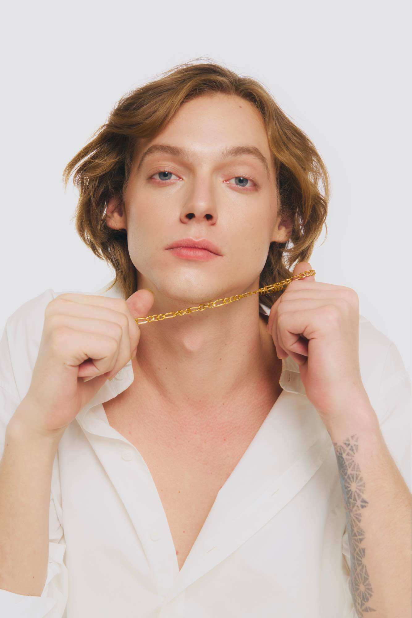 Nathalias NY 6.6mm 10k Yellow Gold Lite Figaro Chain 76860 ราคา 40,000 บาท*ส่งฟรี