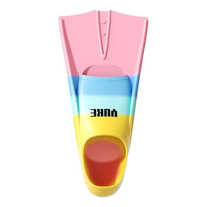 YUKE | Swim and Dive Fins for Free and Breaststroke Training Lightweight Short Fins