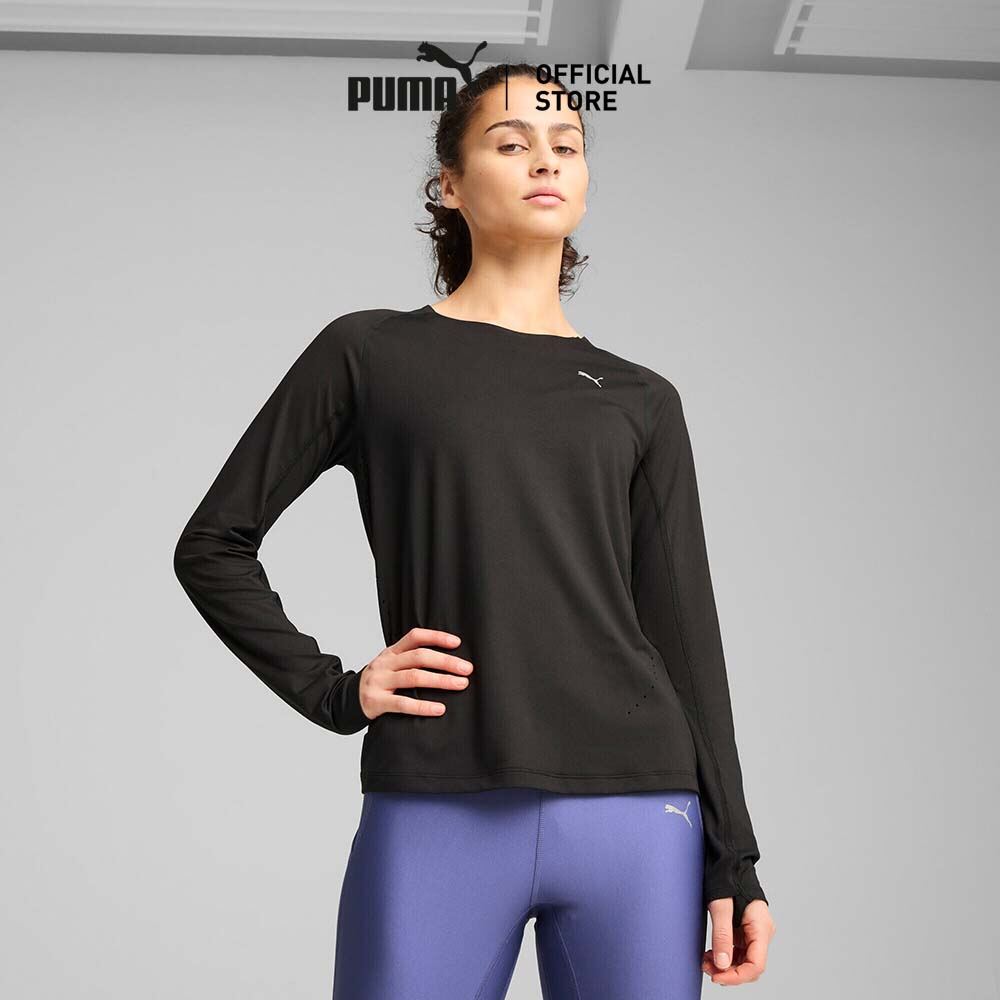 PUMA Running เสื้อวิ่งผู้หญิง Run CLOUDSPUN สีดำ - 52665101 ราคา 2,100 บาท*ส่งฟรี