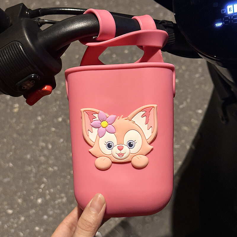 รถเข็นเด็ก Disney Lingna Belle พร้อมที่วางถ้วยนม ที่วางถ้วยน้ำ ที่วางถ้วยน้ำสำหรับเด็ก อุปกรณ์เสริมสำหรับรถจักรยาน