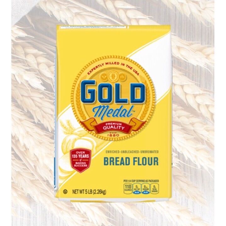 GOLD MEDAL🥇Bread Flour 2.26kg. แป้งขนมปัง