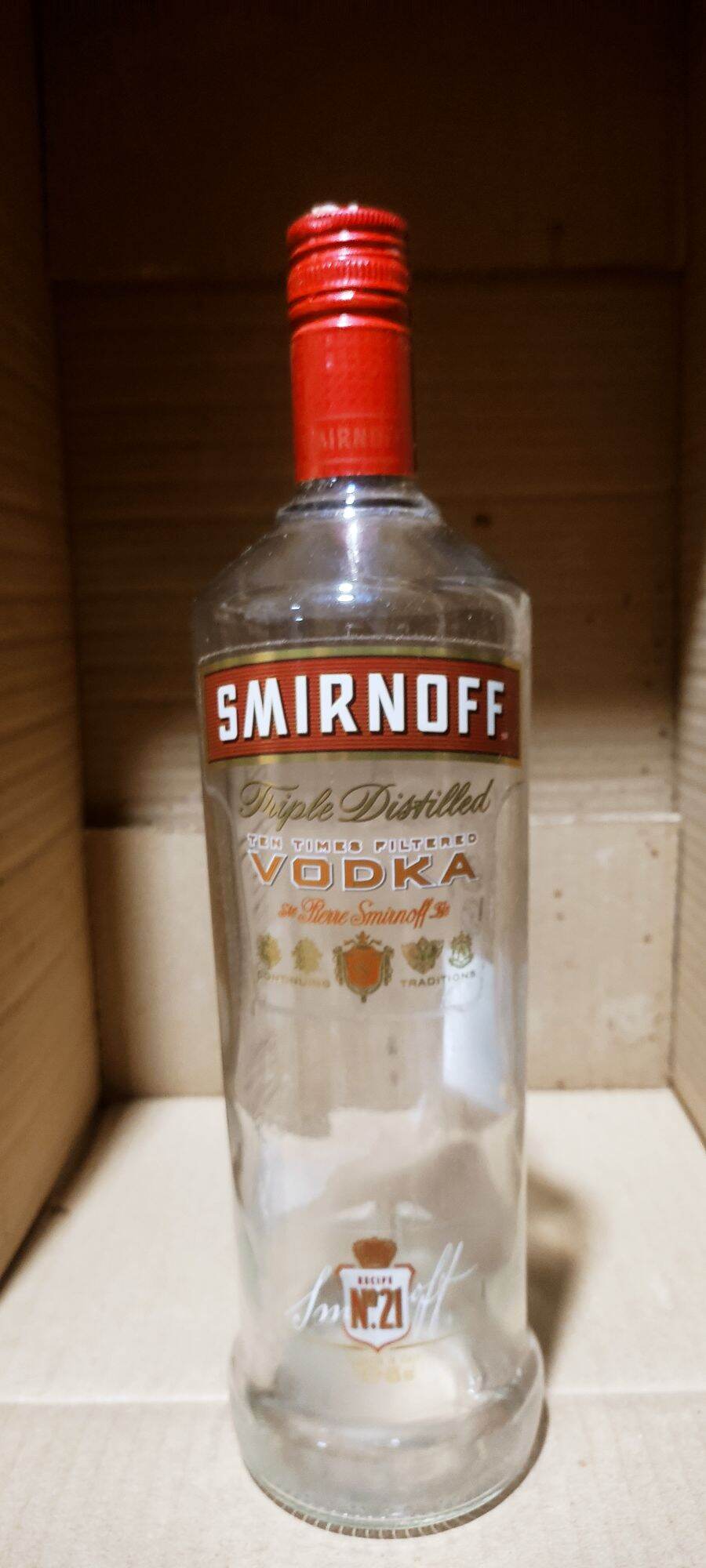 ขวดเหล้าเปล่า SMIRNOFF 1L | Lazada.co.th