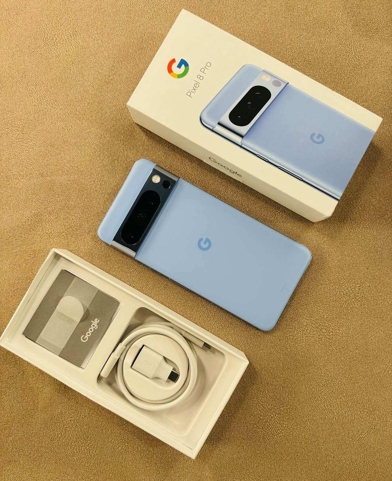 Google Pixel 8 Pro 5G 6.7" Nona Core 256GB 12GB RAM Unlocked SmartPhone ราคา 7,000 บาท*ส่งฟรี