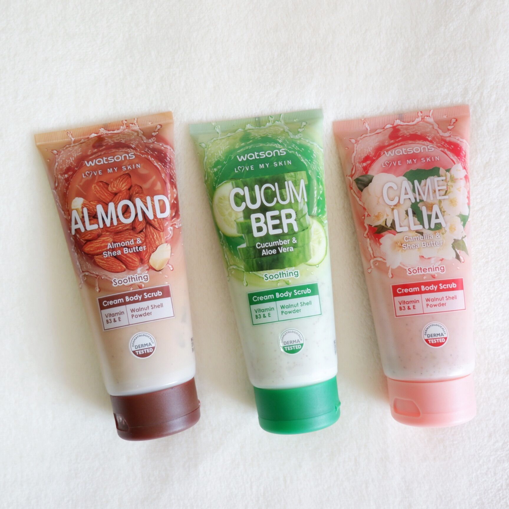 วัตสัน ครีม บอดี้ สครับ 200 กรัม Watsons Cream Body Scrub Lazada.co.th