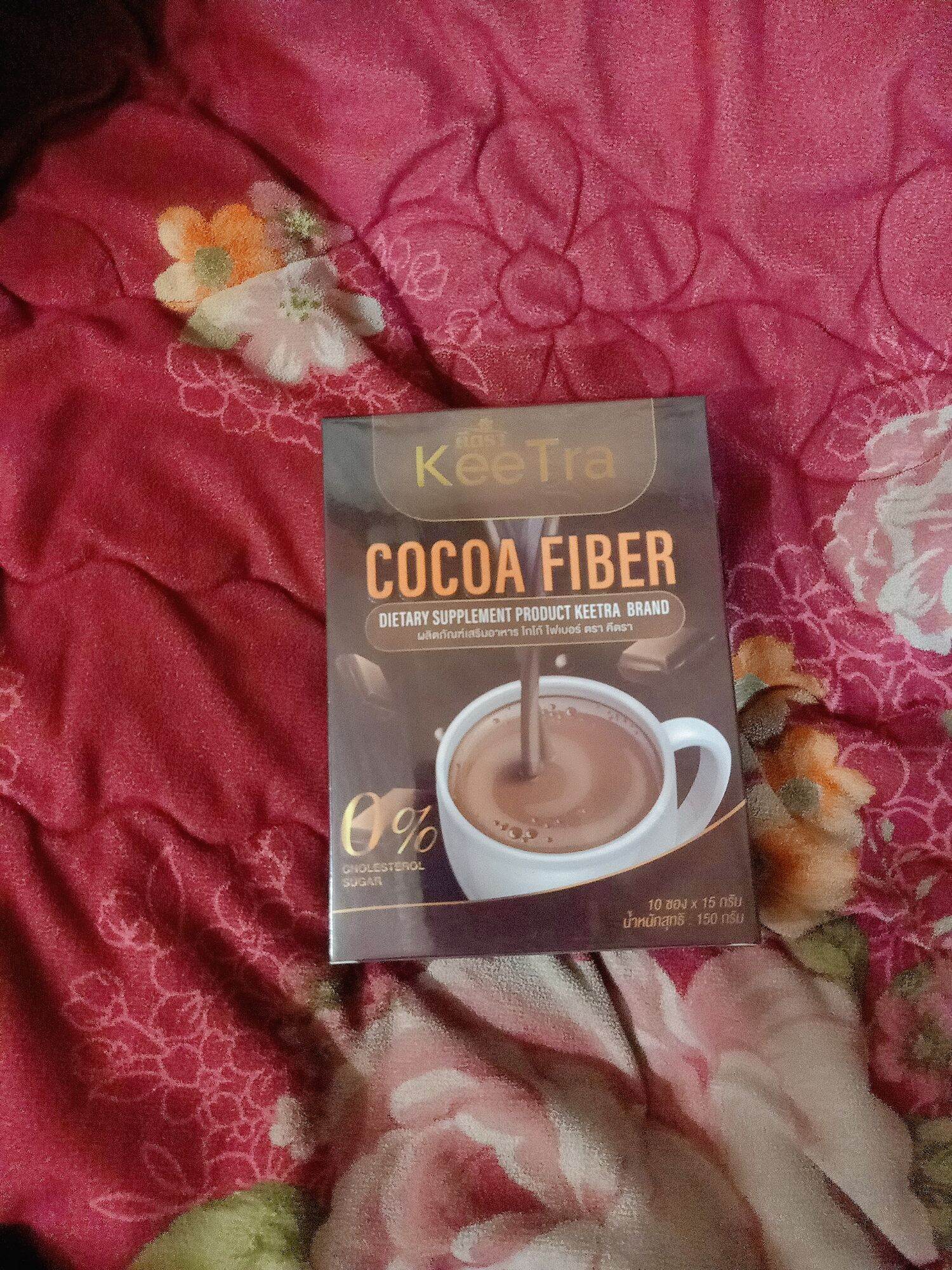 Cocoa Fiber โกโก้ไฟเบอร์ แบรนด์ คีตรา ☕☕ผลิตภัณฑ์โกโก้พร้อมดื่มสำหรับคนรักสุขภาพคุมหิว อิ่มนาน กินหวานได้โดยไม่ต้องกลัวอ้วน โกโก้คุมหิวที่ไม่มีส่วนผสมของน้ำตาล ใช้ซูคราโลสเป็นสารให้ความหวานแทนน้ำตาล ไม่มีคอเลสเตอรอล ช่วยลดสัดส่วน คุมน้ำหนัก ราคา 459 บาท*ส่งฟรี