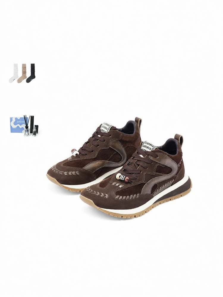 Thick Sole Retro Woven Training Casual Shoes ราคา 9,412 บาท*ส่งฟรี