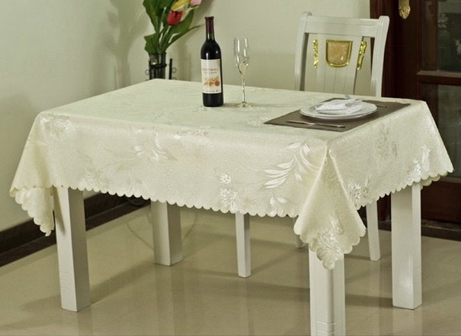 ผ้าปูโต๊ะ ขนาด 1.5*2.1 เมตร ผ้าปูโต๊ะเหลี่ยม แบบหนาอย่างดี เกรดพรีเมี่ยม ผลิตจากผ้าแจ็คกาดพิมพ์ลาย