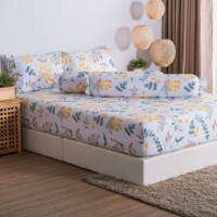 ผ้าปูที่นอน Micro Touch FLOWER STYLE  3.5 / 5 / 6 ฟุต