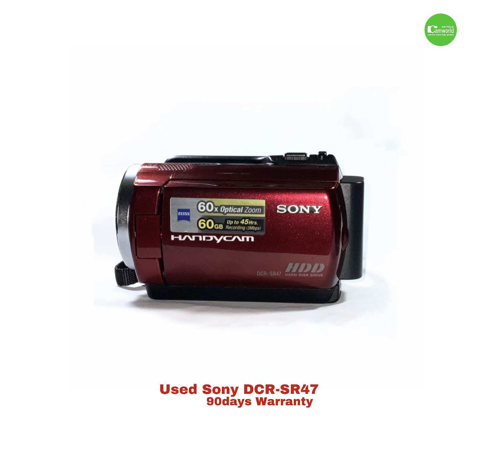 SONY Handycam フルHD 60GB HDD Sony DCR-SR47 (60 GB hard drive) HDD 60X Optical Zoom