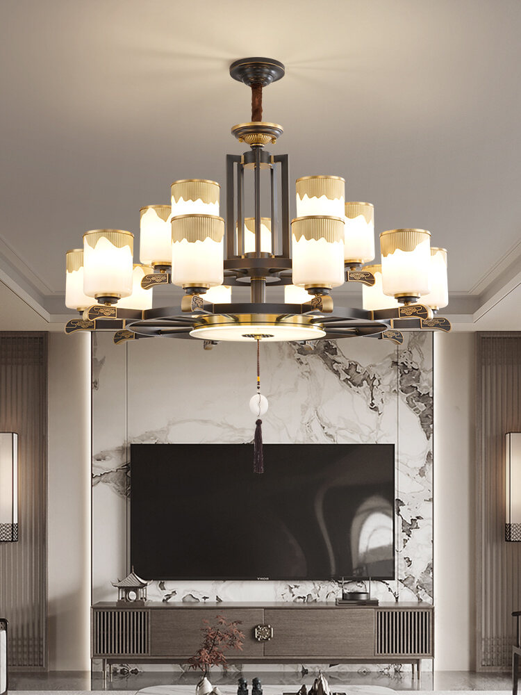 Dehocr | New Chinese Style Iron Art Chandelier ราคา 21,206 บาท*ส่งฟรี