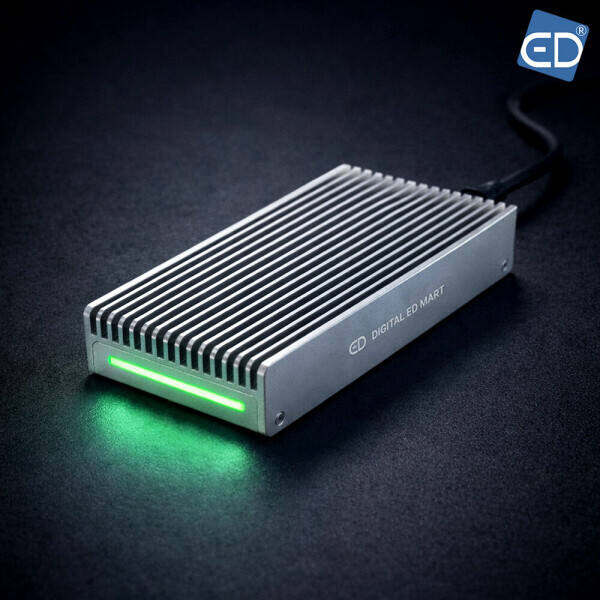 Ed Mc42 Thunderbolt 5 Enclosure s Nvme M.2 Ssd External Case Fanless Aluminum Alloy /Ed