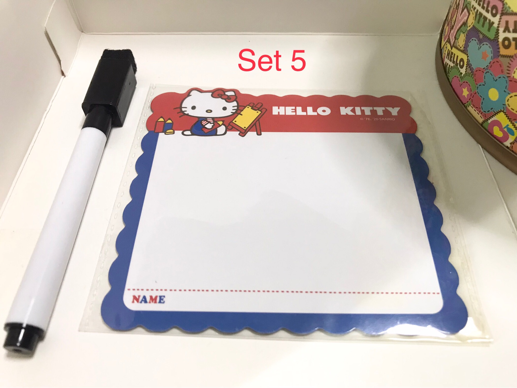 กระดานไวท์บอร์ดการ์ตูน ปากกาลบได้ ที่ติดตู้เย็น whiteboard magnet เฮลโล คิตตี้ Hello Kitty สินค้าพรีเมี่ยม