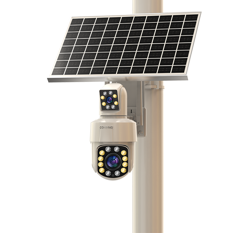 CONRING | Solar 360 Degree Wireless HD Night Vision Outdoor Camera ราคา 3,835 บาท*ส่งฟรี
