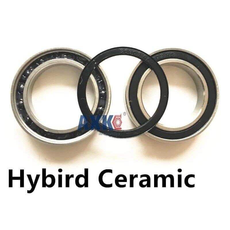 2ตลับ 6805-2RS 6805 S6805 61805 2RS SI3N4 hybrid ceramic Si3N4 G5 ball ...