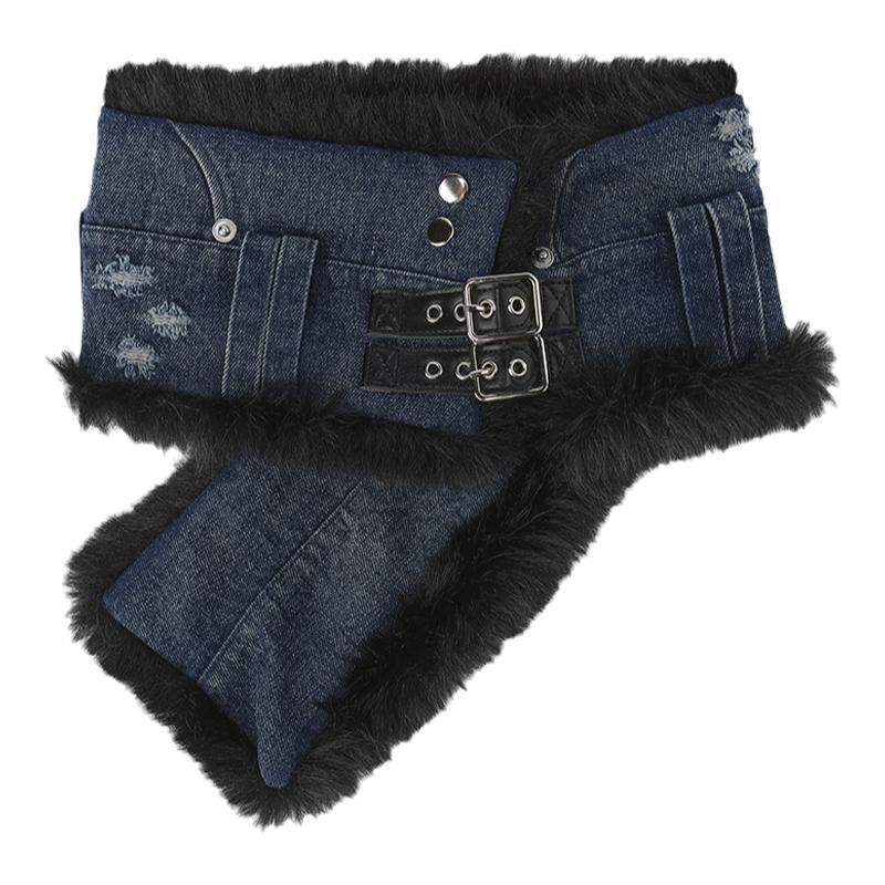 GENZERO | Warm Knitted Scarf with Rivets ราคา 3,699 บาท*ส่งฟรี