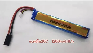 ภาพหน้าปกสินค้าแบตลิโพ Battery FireFox Li-Po 20C / 1200mAh 11.1V สำหรับปืนบีบีกันตระกูลไฟฟ้า ที่เกี่ยวข้อง
