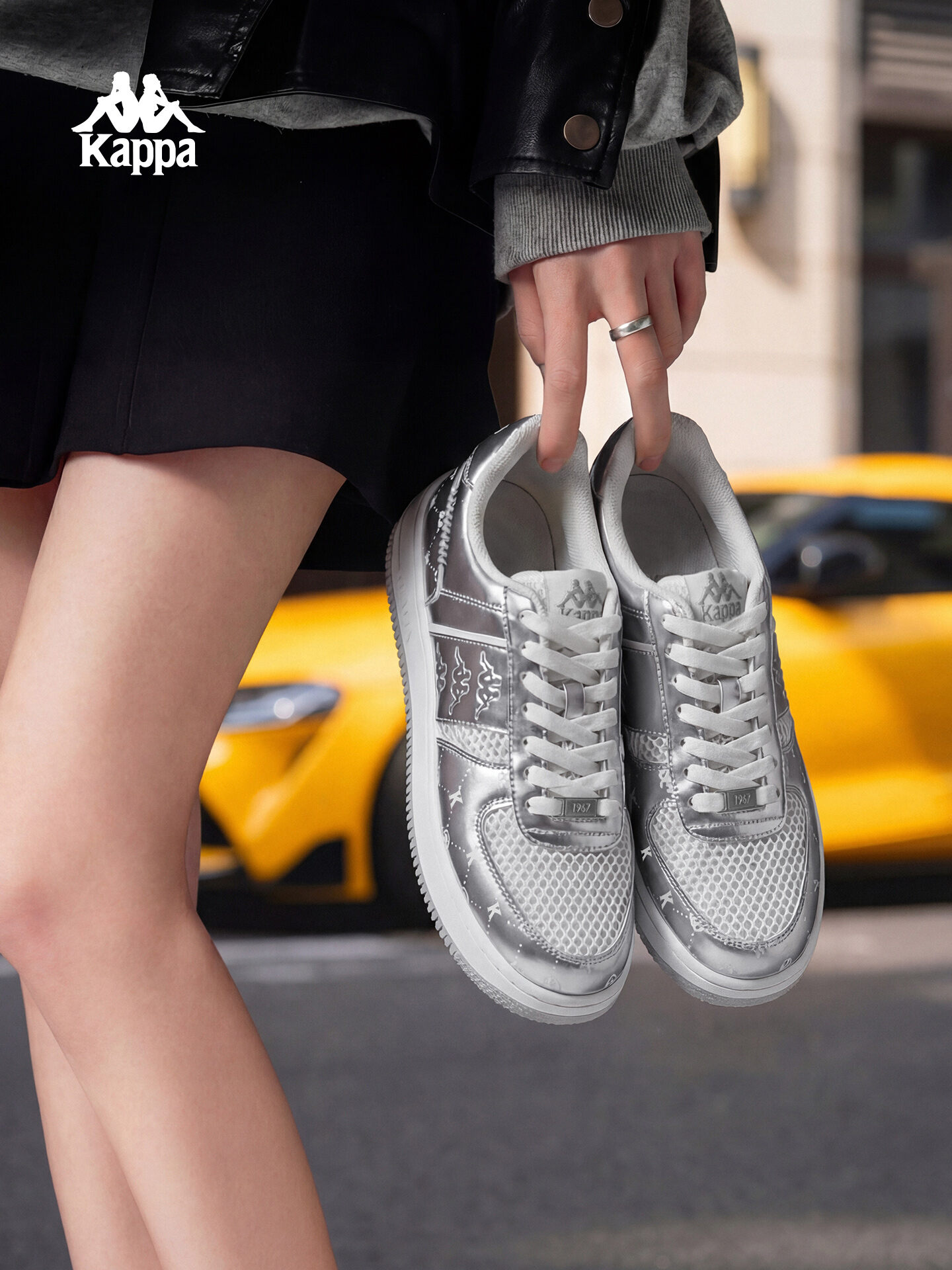 Kappa | Silver Height-Increasing Women's Athletic Shoes - ยี่ห้อ kappa ราคา 3,847 บาท*ส่งฟรี