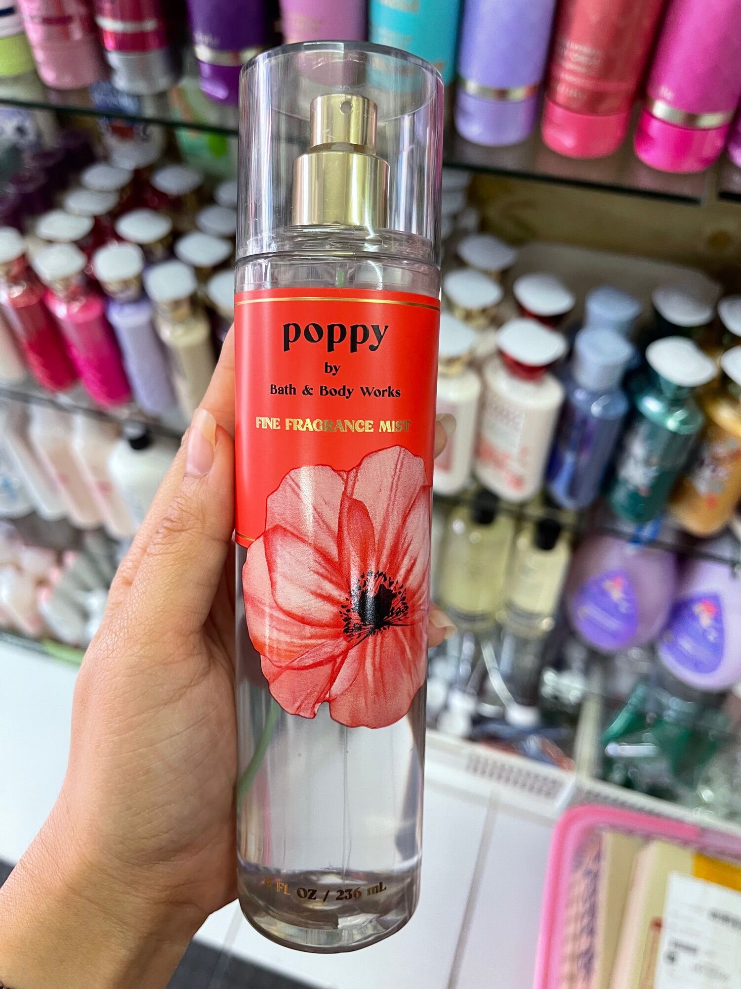 Bath & Body Works POPPY Fine Fragrance Mist 236 Ml. ของแท้ | Lazada.co.th