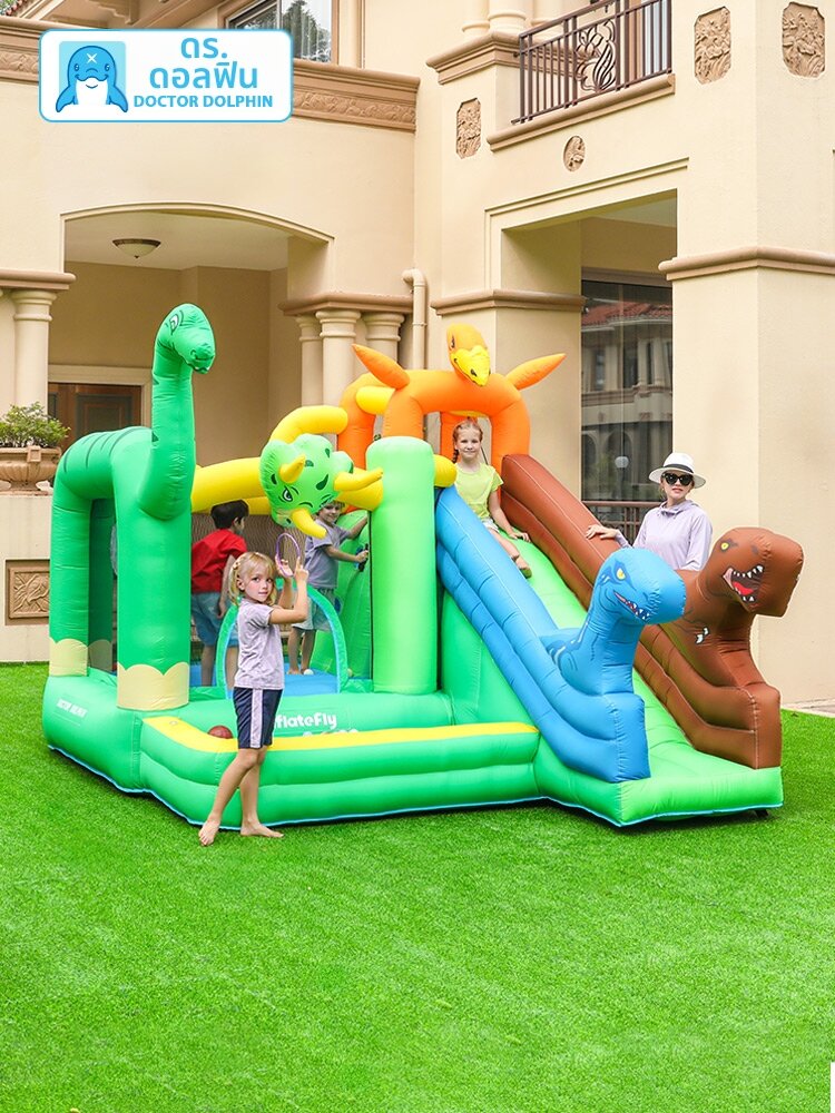 DOCTOR DOLPHIN | Indoor Outdoor Inflatable Castle Bounce House Slide ราคา 17,696 บาท*ส่งฟรี