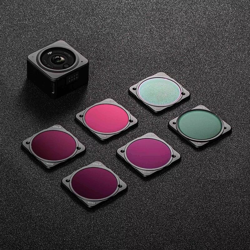 6 PCS Filters DJI Action 2 ND Filters Kit CPL UV ND8 ND16 ND32 ND64 HD ...