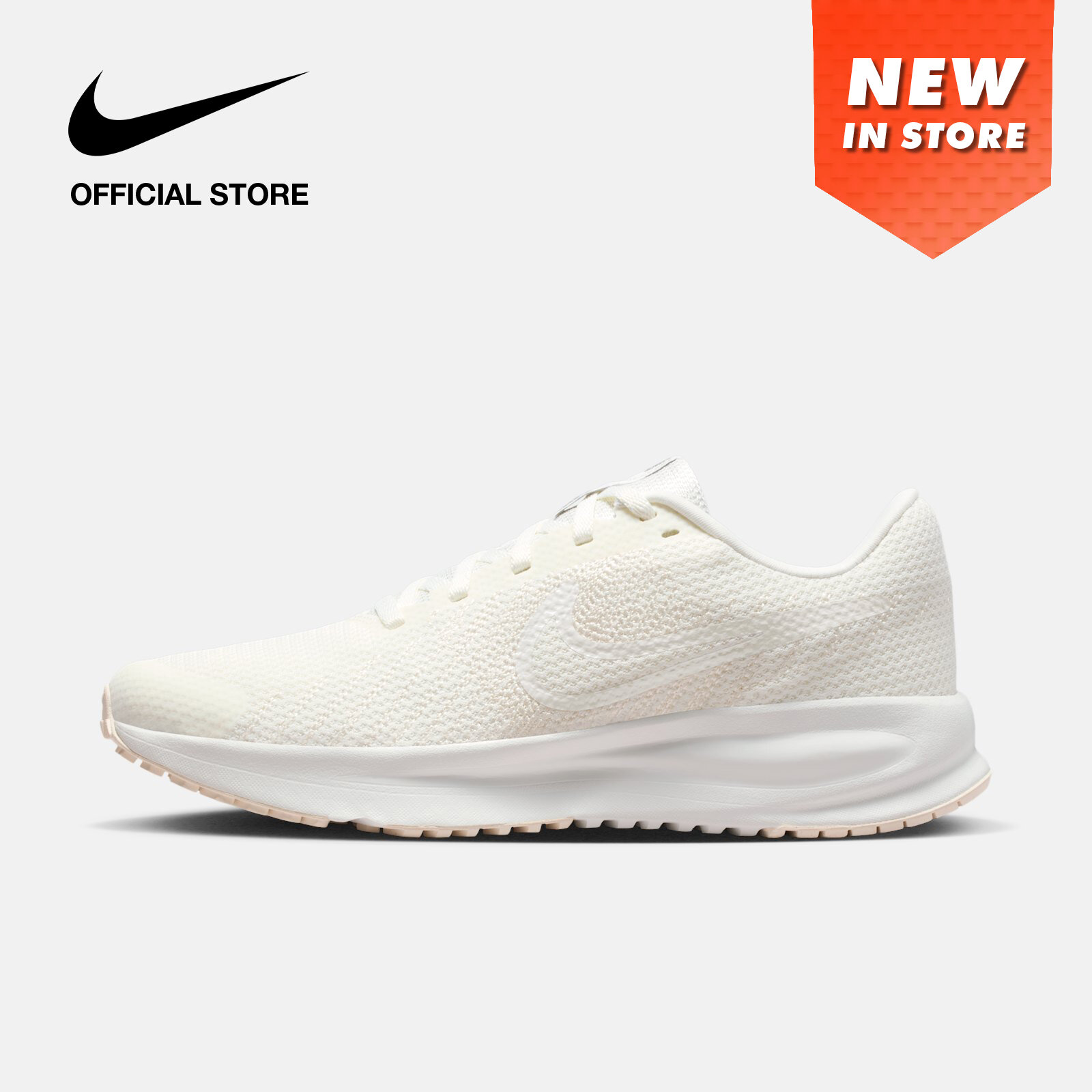 Nike Women's Run Defy Shoes - Sail [HM9593-107] ราคา 2,100 บาท*ส่งฟรี