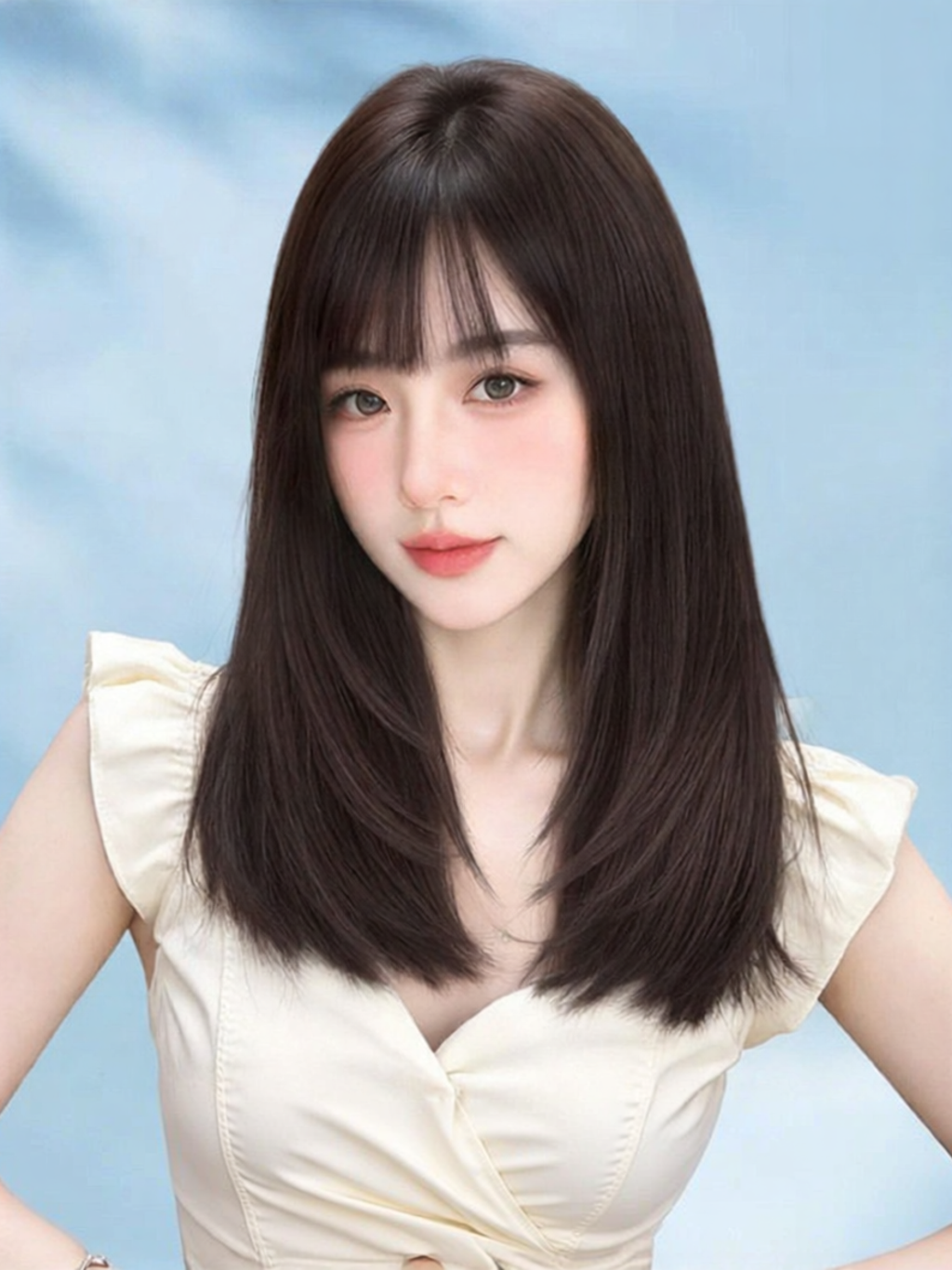 REALME | Short Real Hair Full Lace Frontal Wig Natural Puffing ราคา 21,961 บาท*ส่งฟรี