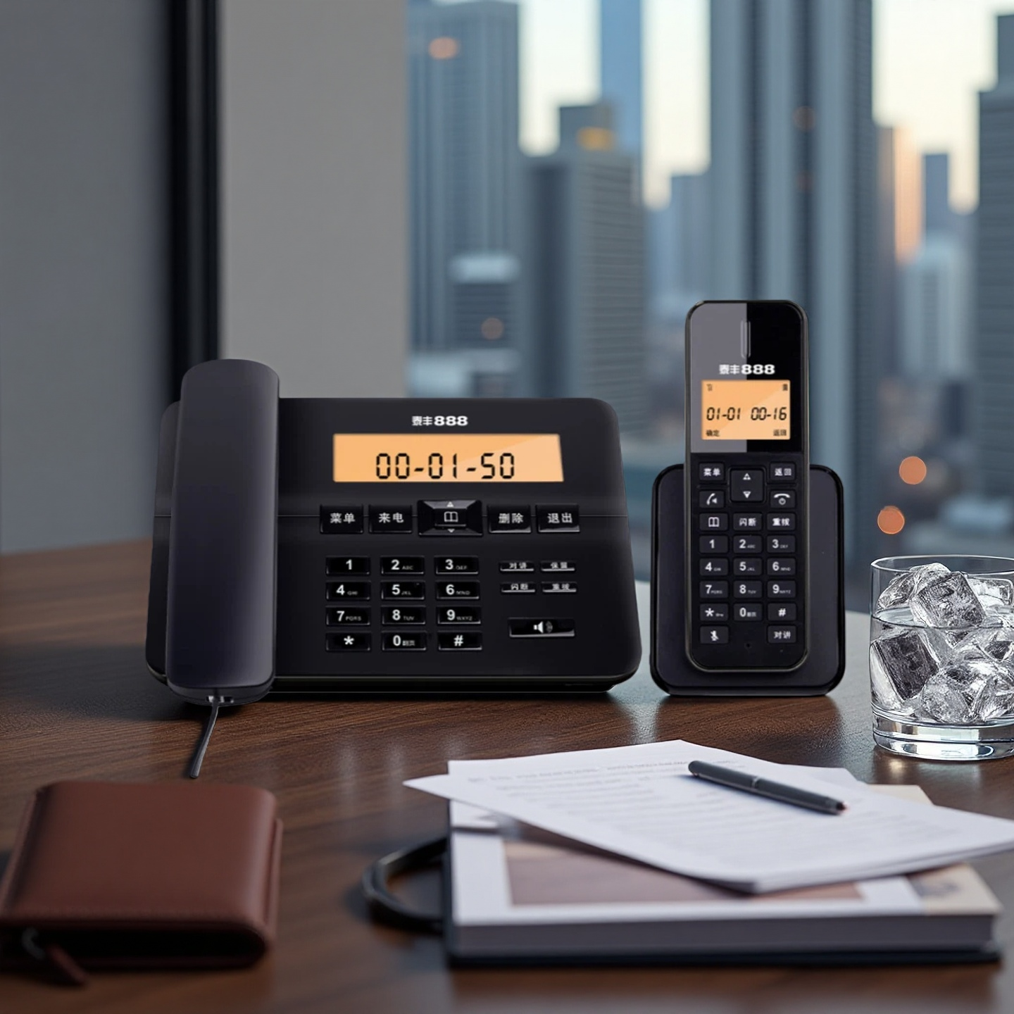 TAIFENG888 | Chinese Office and Home Use Long Range DECT Phone ราคา 1,587 บาท*ส่งฟรี