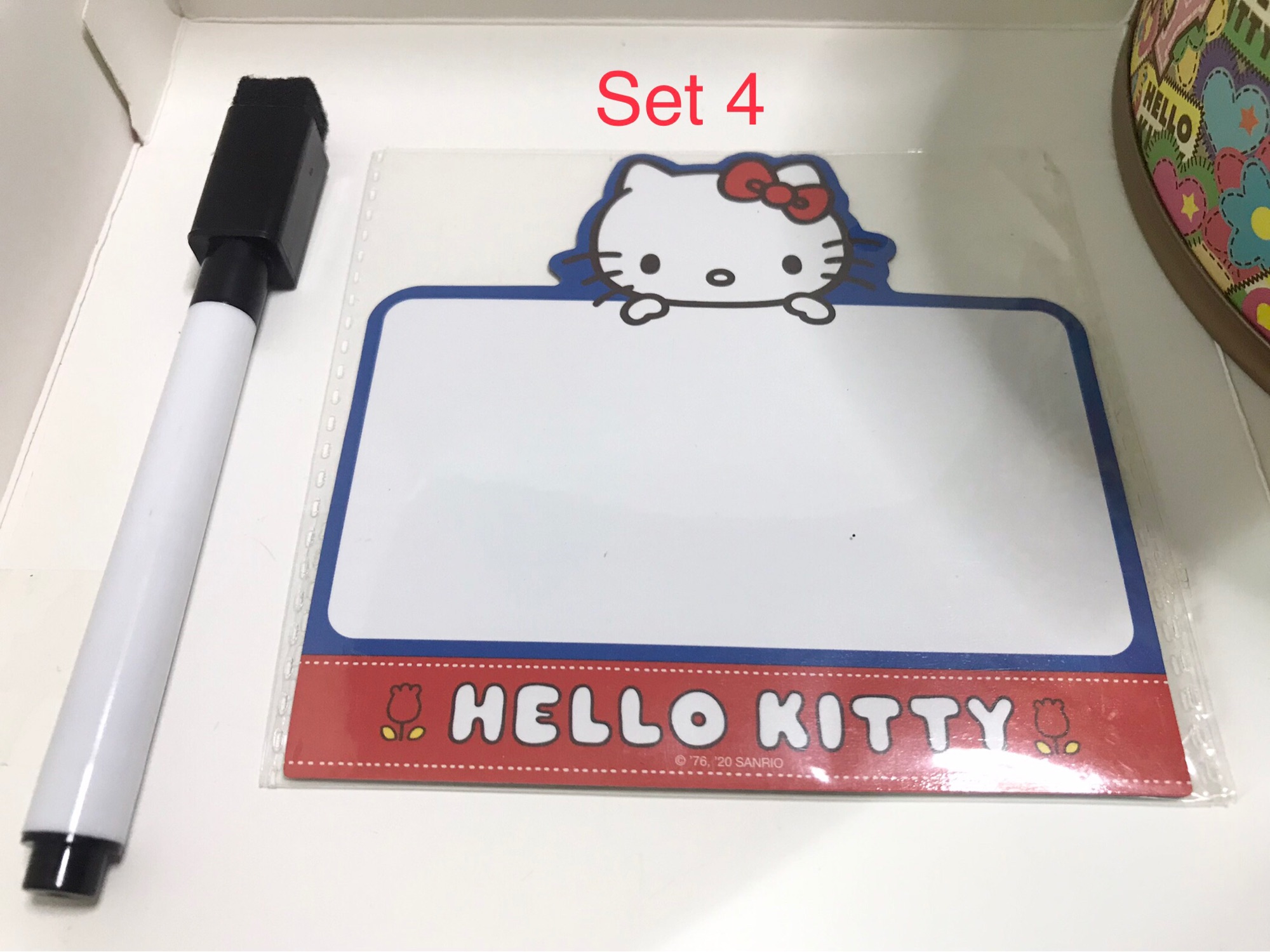 กระดานไวท์บอร์ดการ์ตูน ปากกาลบได้ ที่ติดตู้เย็น whiteboard magnet เฮลโล คิตตี้ Hello Kitty สินค้าพรีเมี่ยม