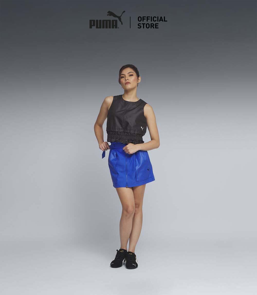 PUMA Prime/Select FUTURE.PUMA.ARCHIVE Straight Patch Pocket Skirt Women Blue - 63382413 ราคา 1,800 บาท*ส่งฟรี