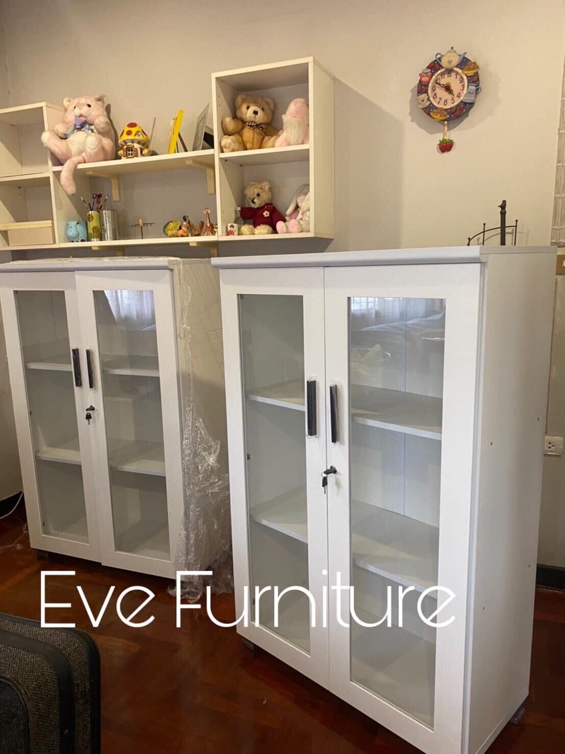 ตู้โชว์อเนกประสงค์ 82*40*128 รหัสสินค้า: Fl356 - Eve​Furniture​ Branch  Muang Ake - Thaipick