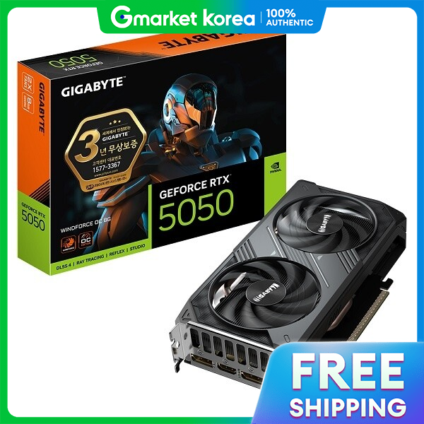 GIGABYTE | Gigabyte Geforce Rtx 5050 Windforce Oc 8Gb Gddr6 Graphics Card Gaming Gpu g Original Product ราคา 11,276 บาท*ส่งฟรี