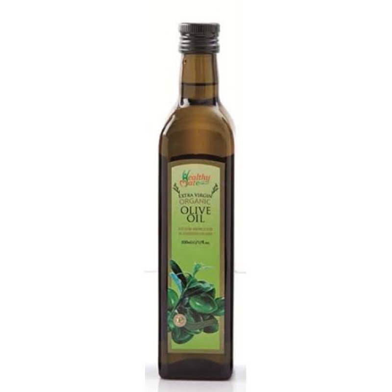 (Happy Mate Organic Olive Oil) 500ml. น้ำมันมะกอก ออร์แกนิค ตราแฮปปี้ เมท HAPPY MATE