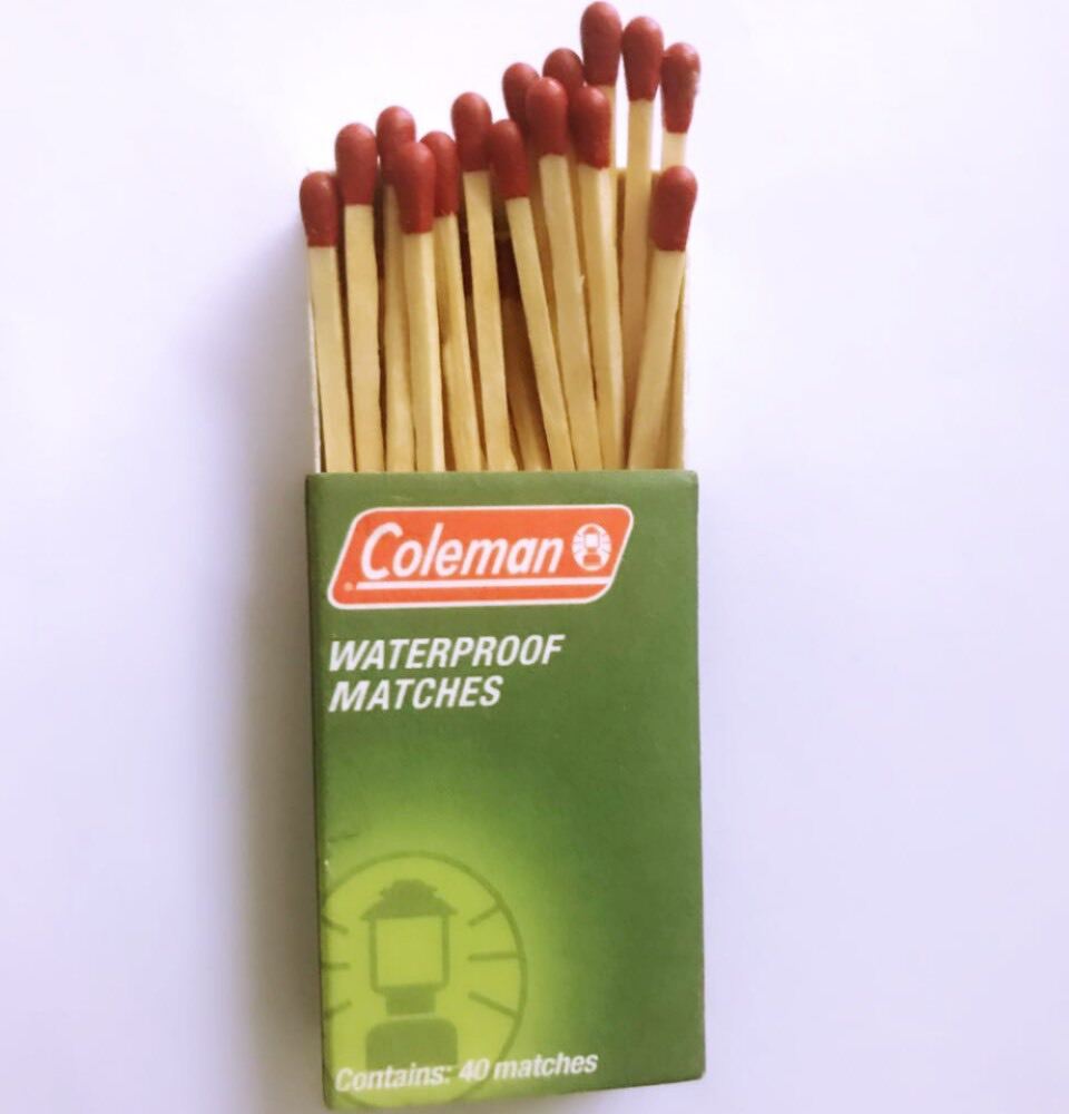 ไม้ขีดไฟ Coleman กันน้ำ