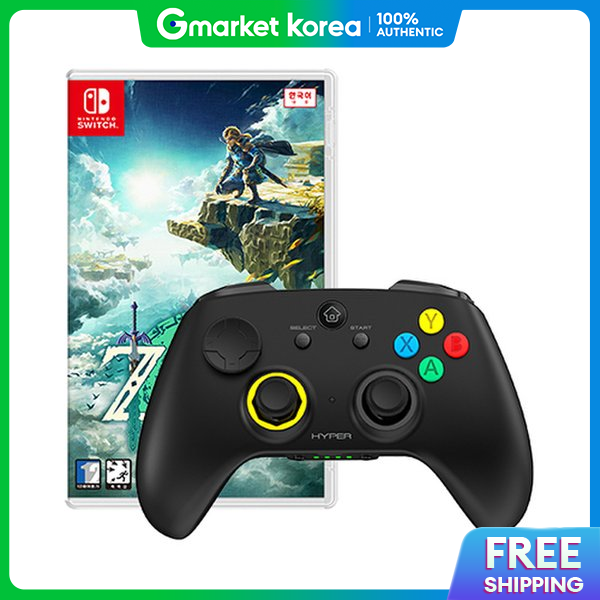 จอยเกมไร้สาย Gamepad Controller Nintendo Switch The Legend of Zelda Tears of the Kingdom + ไฮเปอร์คอนโทรลเลอร์ ราคา 5,455 บาท*ส่งฟรี