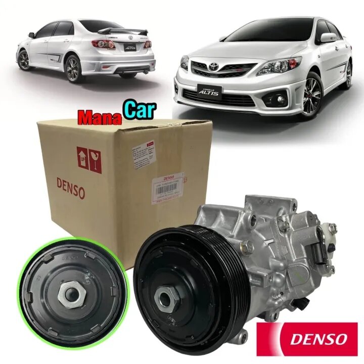 คอมแอร์ แท้ Denso Toyota Altis ปี2010-2013 เครื่องดูโอ้ 447150-48404D น้ำยาแอร์ r134a ราคา 13,900 บาท*ส่งฟรี