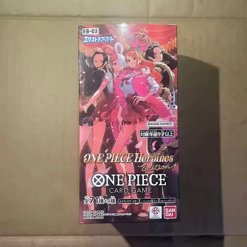 ของเล่นและของสะสม Bandai บันได ออฟฟิเชียล ญี่ปุ่น วันพีซ ทีซีจี เอ็กซ์ตร้า บูสเตอร์ บ็อกซ์ EB-03 ฮีโรอินส์ เอดิชั่น แพ็คการ์ดสะสม 24 ใบ ของขวัญสำหรับแฟนคลับ ราคา 4,853 บาท*ส่งฟรี