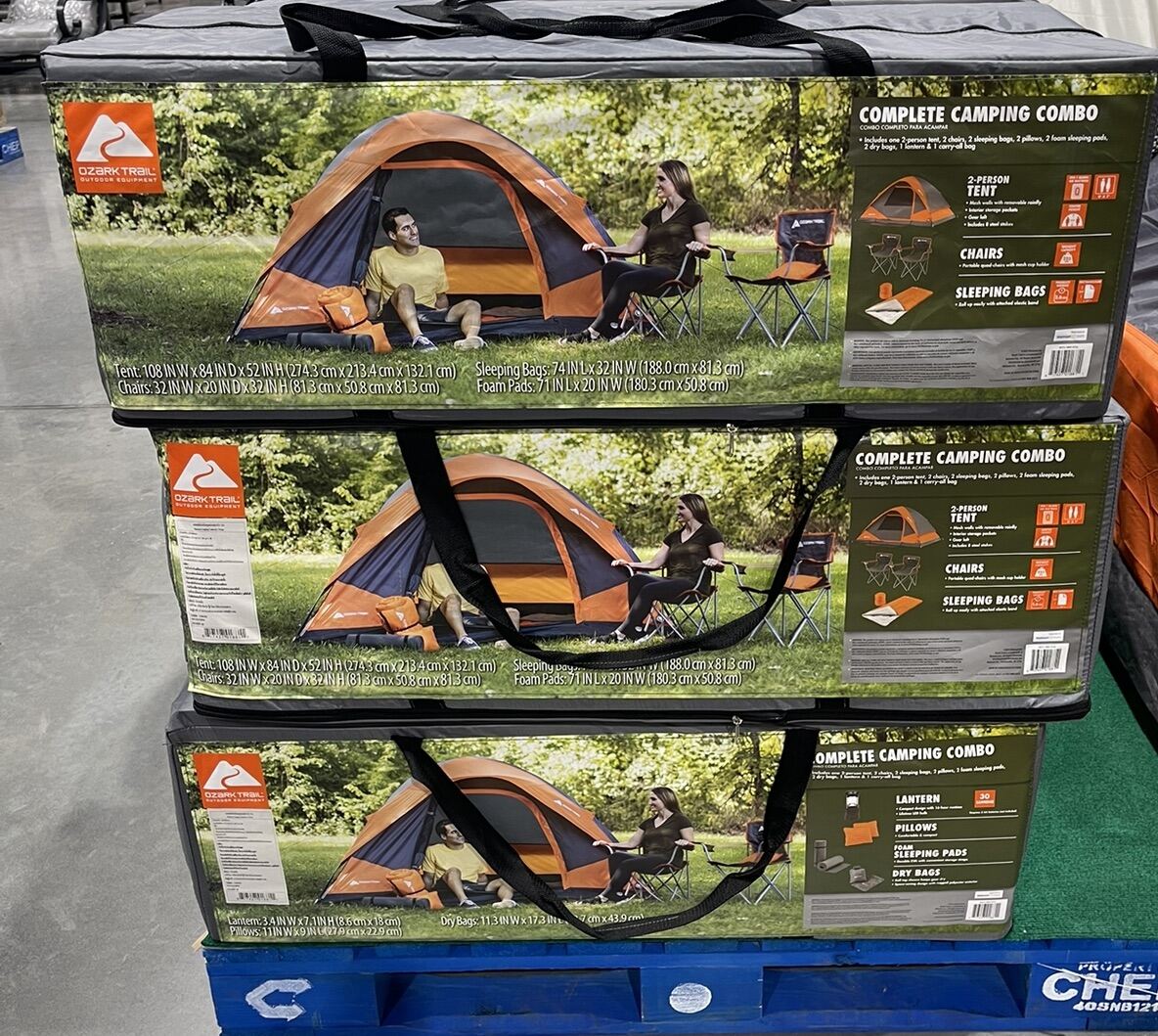 Ozark 22 piece camping clearance set