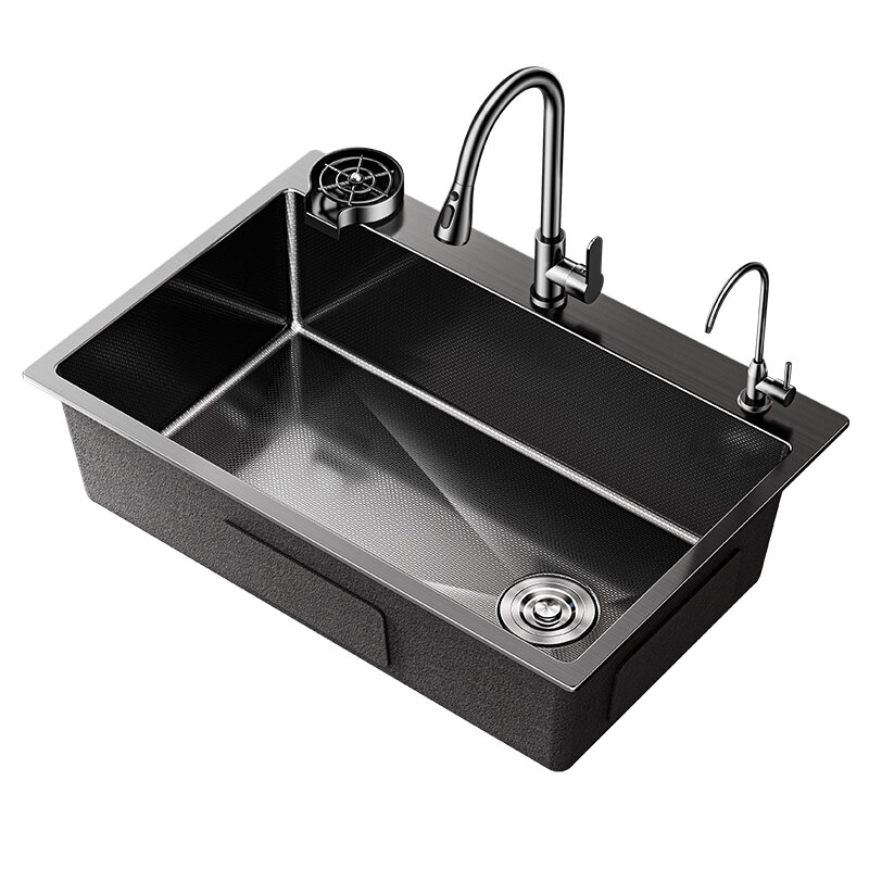 TAOSHI | Stainless Steel 304 Thickened Kitchen Sink Single Basin ราคา 4,827 บาท*ส่งฟรี