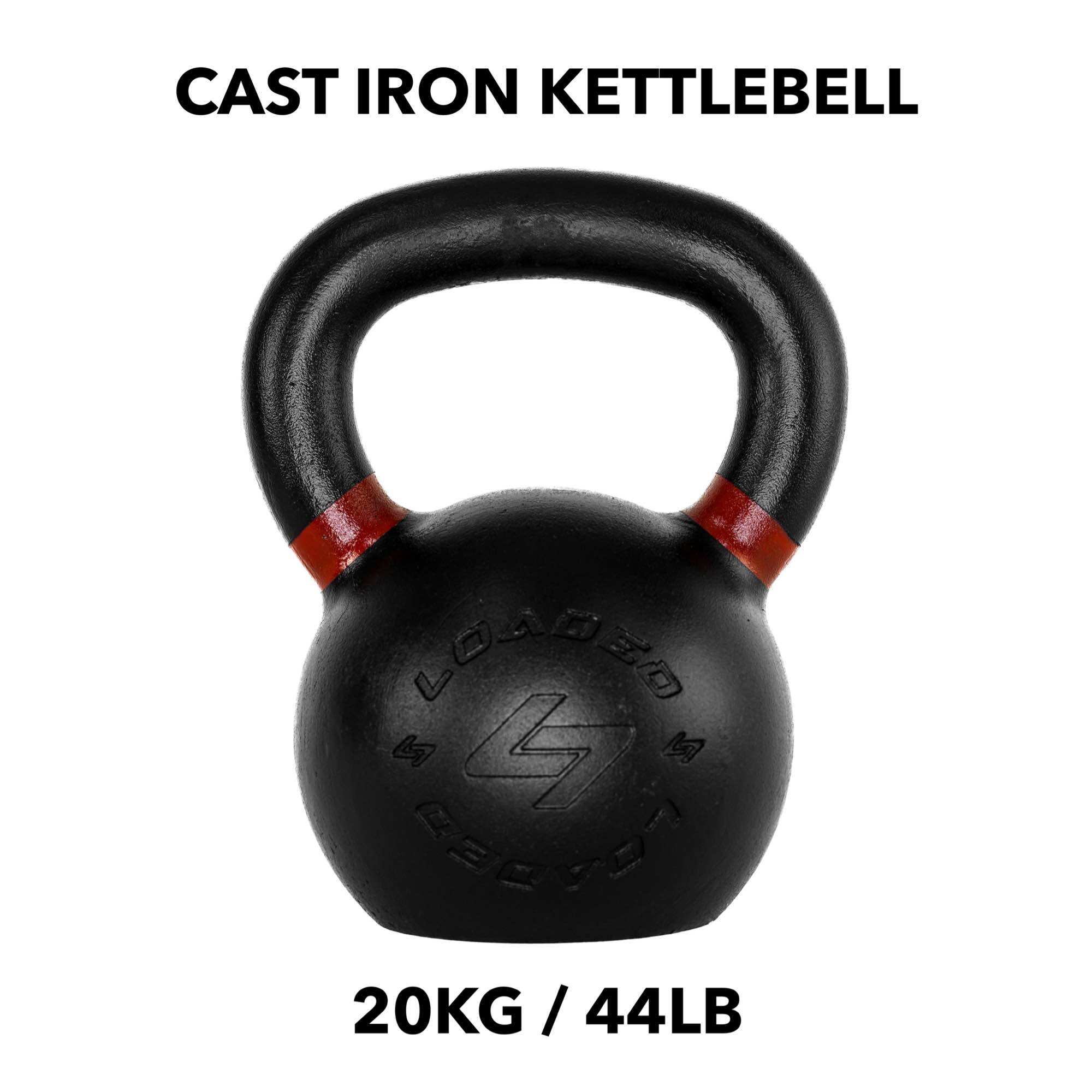 NEW💥สินค้าใหม่💥 CAST IRON KETTLEBELL (เหล็กหล่อ) เกรดสุงสุด 20KG / 44LB ราคา 2,290 บาท*ส่งฟรี