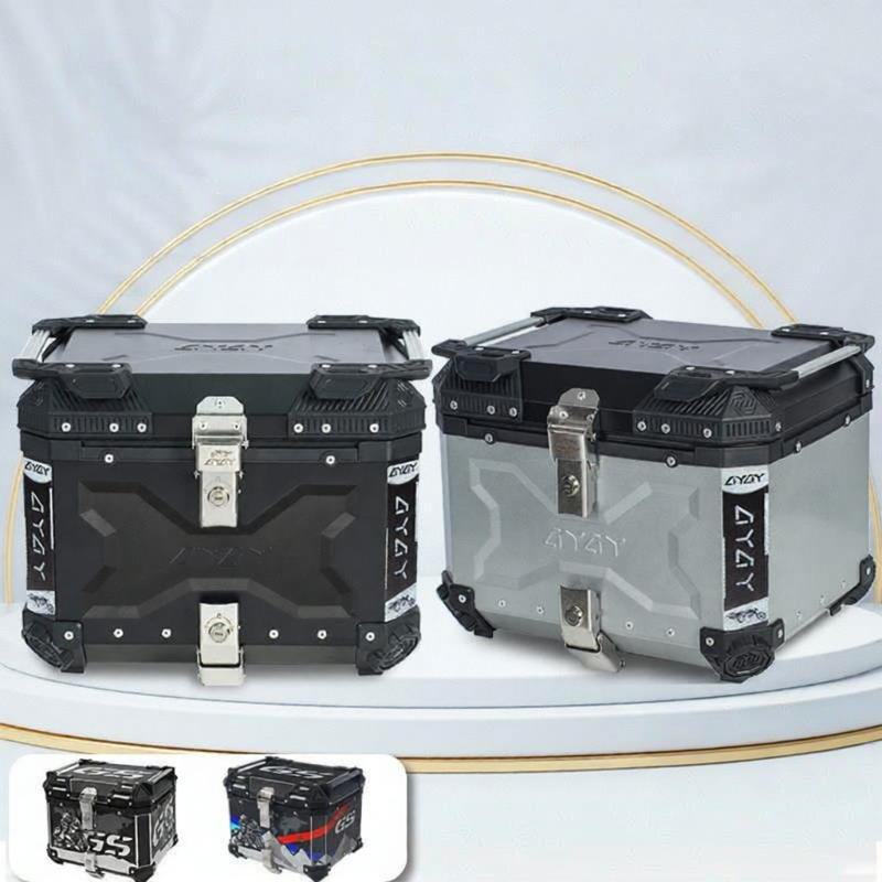 YIYUE | Premium Large Capacity Aluminum Motorbike Top Box ราคา 5,629 บาท*ส่งฟรี