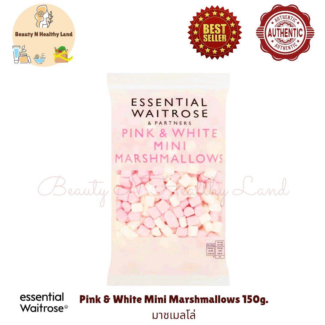 Waitrose Pink & White Marshmallows