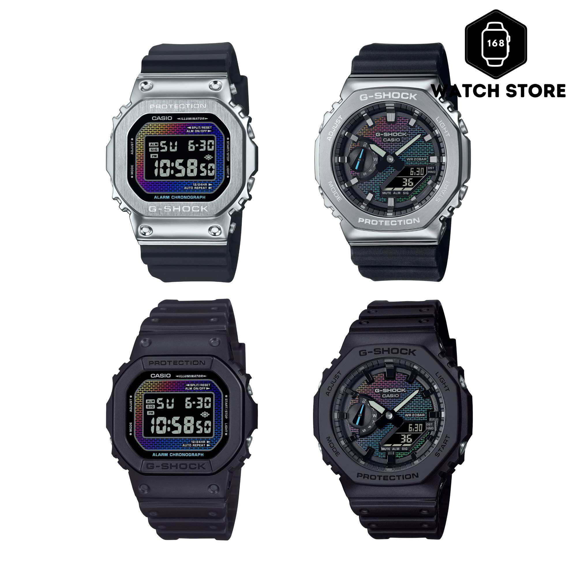 นาฬิกา G-SHCOK รุ่น GA-2100RW-1A DW-5600RW-1 GM-2100RW-1A GM-5600RW-1 ของแท้ ประกันศูนย์ ราคา 3,191 บาท*ส่งฟรี