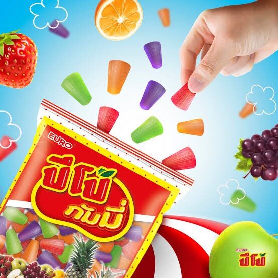 ปีโป้กัมมี่ เยลลี่ ปีโป้ (12ซอง) เยลลี่ปีโป้ รสผลไม้ Jelly ขนม ของขวัญ ราคา 69 บาท*ส่งฟรี