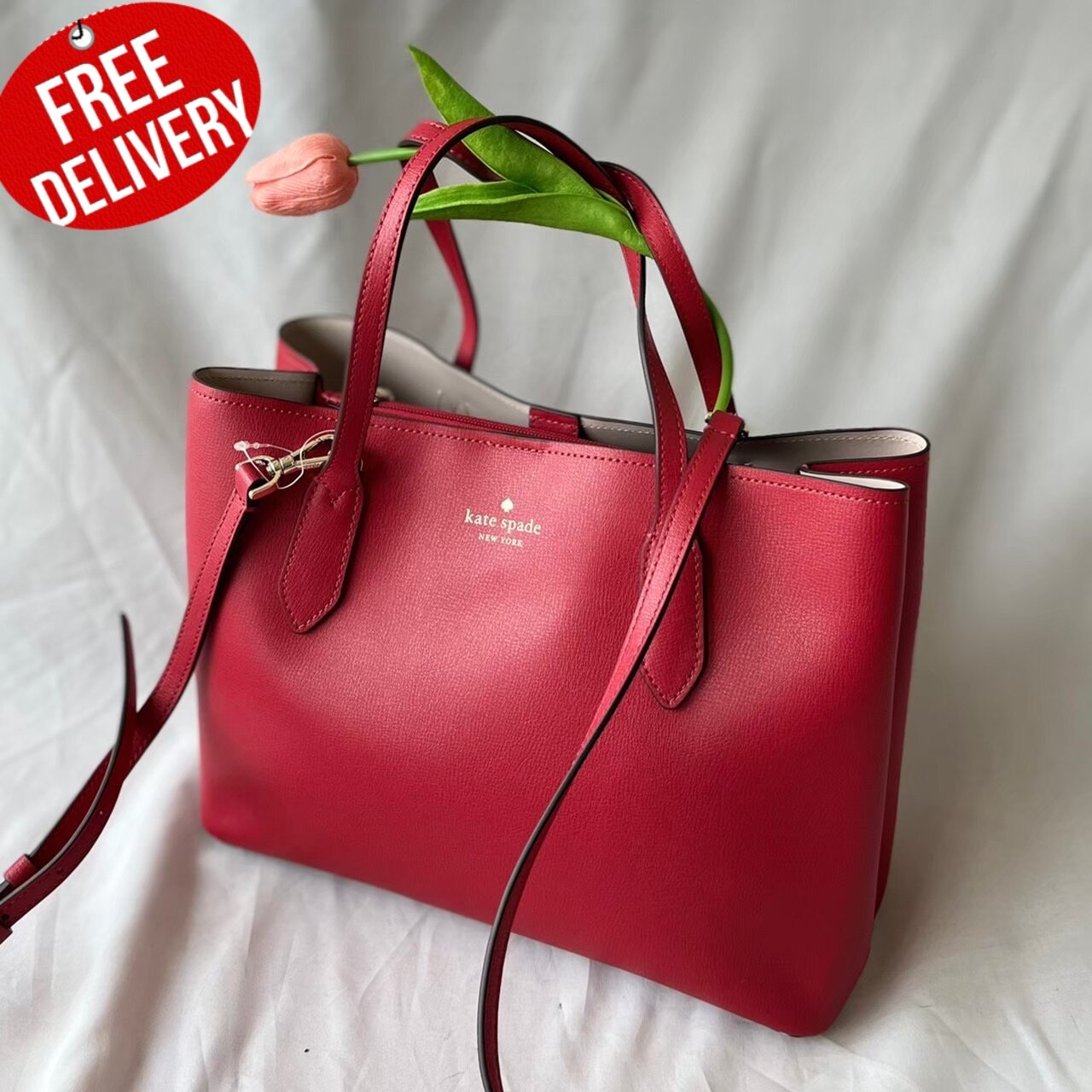 ของแท้ ???? กระเป๋าสะพาย Kate Spade Harper Satchel Black Medium Bag