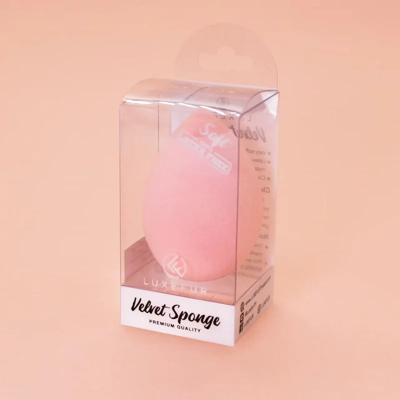 ภาพหน้าปกสินค้า️ LUXEFUR Velvet Sponge - Cotton Candy
