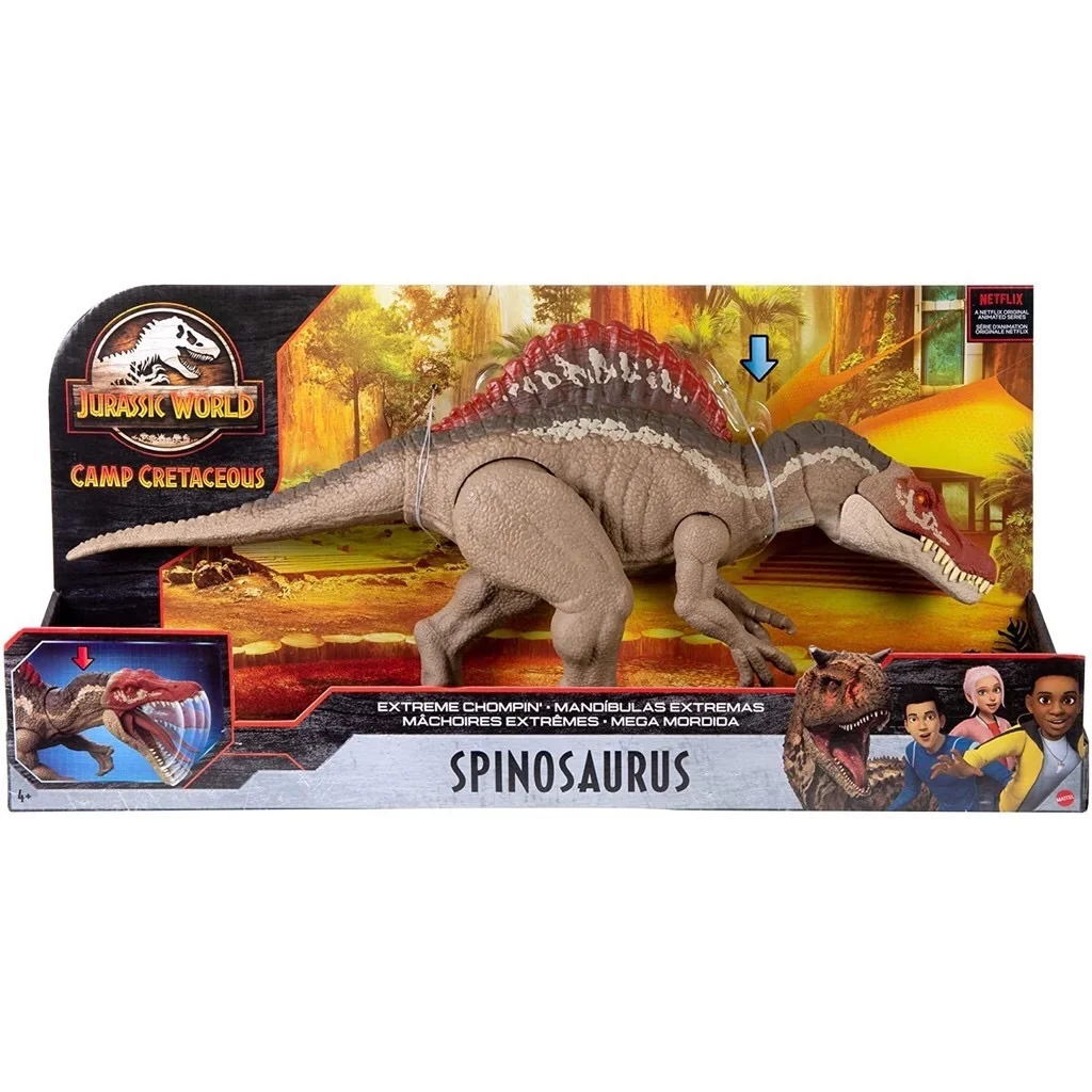 Jurassic World Extreme Chompin' Spinosaurus Dinosaur ของเล่นแอ็กชั่นฟิกเกอร์ ไดโนเสาร์ สไปโนซอรัส