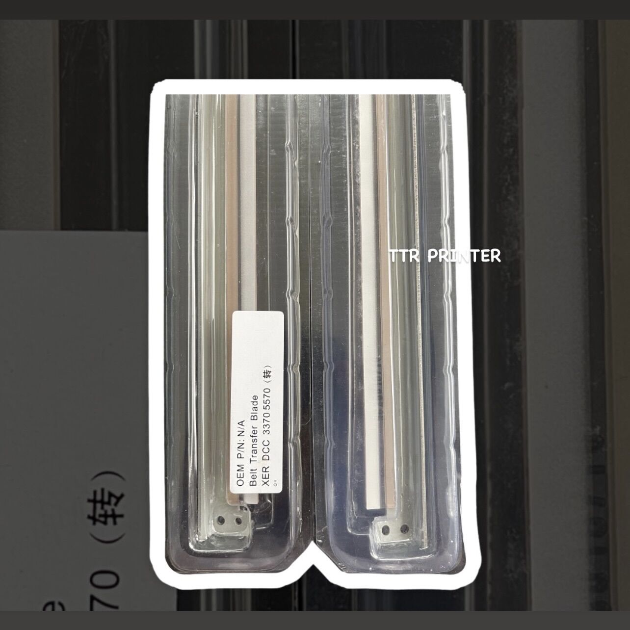 เบลดเบลท์ / Belt Transfer Blade Xerox WC 7435 WC 7535 WC 7545 WC 7556 WC 7835 WC 7845 WC 7855 WC 7970 AP-CIII 3300 AP-IVC 3370 AP-IVC 4470 AP-IVC 5570 AP-IVC 2275 AP-IVC 3375 AP-IVC 4475 AP-IVC 5575 ราคา 490 บาท*ส่งฟรี