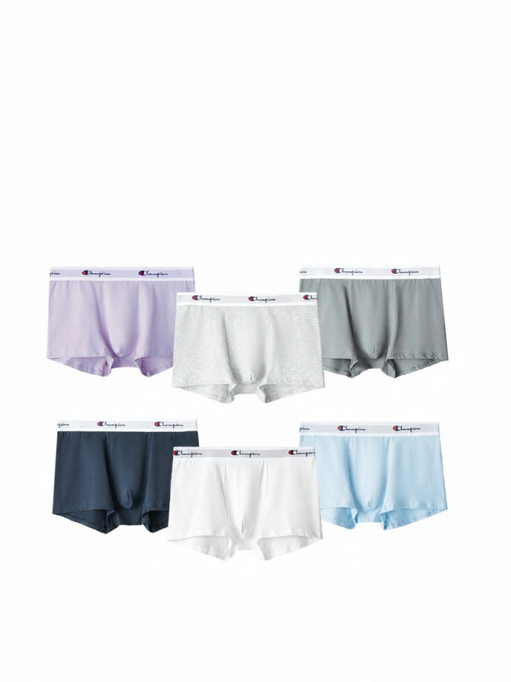 CHAMPION | Men's Spring/Summer Stretch Cotton Boxer Briefs 3-Pack