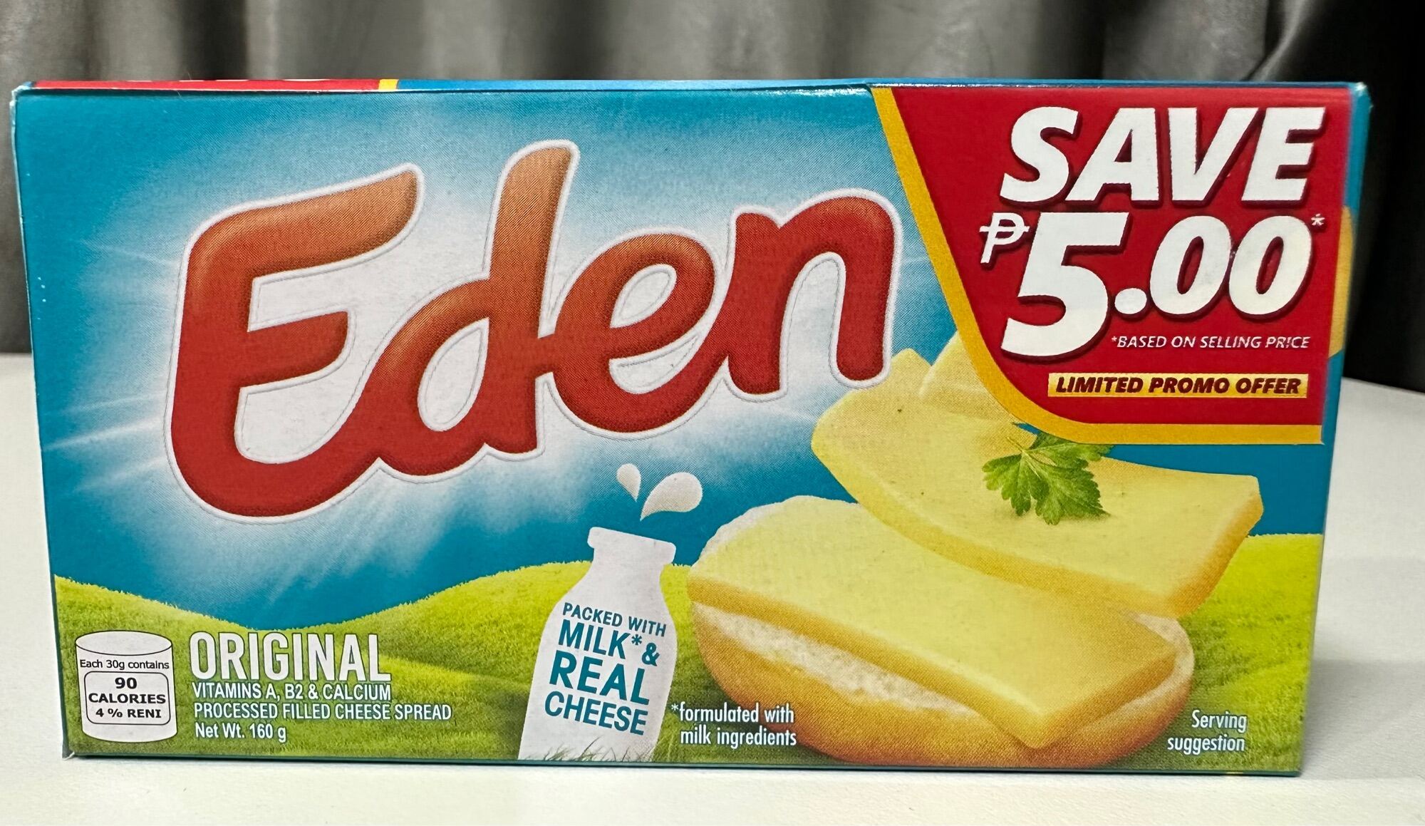 フィリピン チーズEden Cheese 160g x 4bar EDEN CHEESE 160g | Lazada